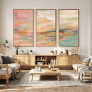 Abstract Pastel Landscape Wall Art Canvas Print – Soft Pink by MyGreatCanvas | Canvas Wall Art Prints | Photo Prints & Wall Decor