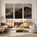 Jacek Malczewski - Landscape at the Vistula Wall Art Canvas by MyGreatCanvas | Canvas Wall Art Prints | Photo Prints & Wall Decor