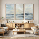 Abstract Coastal Landscape Wall Art Canvas Print – Soft Blue by MyGreatCanvas | Canvas Wall Art Prints | Photo Prints & Wall Decor
