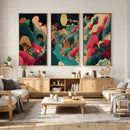 Colorful Japanese Landscape Print: Maximalist Panoramic Wall by MyGreatCanvas | Canvas Wall Art Prints | Photo Prints & Wall Decor
