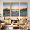 Sandy Dune Path Sunset Canvas Wall Art — Seagulls Beach by MyGreatCanvas | Canvas Wall Art Prints | Photo Prints & Wall Decor