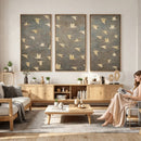 Flying Birds Canvas Wall Art, Vintage Bird Flock Pattern by MyGreatCanvas | Canvas Wall Art Prints | Photo Prints & Wall Decor