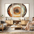 Natural Wood Slice Wall Art Canvas Print, Tree Ring Wall by MyGreatCanvas | Canvas Wall Art Prints | Photo Prints & Wall Decor
