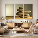 Zen Stone Wall Art Canvas Print, Balanced Rock Stack Framed by MyGreatCanvas | Canvas Wall Art Prints | Photo Prints & Wall Decor
