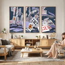 Playing Cards Canvas Wall Art | Casino Game Room Decor, by MyGreatCanvas | Canvas Wall Art Prints | Photo Prints & Wall Decor