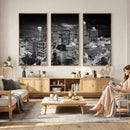 Charlotte Skyline Canvas Wall Art Print – North Carolina Cityscape Photography Print by MyGreatCanvas | Canvas Wall Art Prints | Photo Prints & Wall Decor