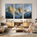 Abstract Mountain Wall Art Canvas Print Modern Landscape Painting Print by MyGreatCanvas | Canvas Wall Art Prints | Photo Prints & Wall Decor