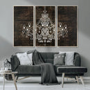 Rustic Chandelier Canvas Print by MyGreatCanvas | Canvas Wall Art Prints | Photo Prints & Wall Decor