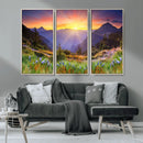 Mountain and Spring Wall Art Canvas Print by MyGreatCanvas | Canvas Wall Art Prints | Photo Prints & Wall Decor
