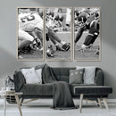 American Football Player Wall Art Canvas Print by MyGreatCanvas | Canvas Wall Art Prints | Photo Prints & Wall Decor