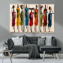 Abstract African Women Wall Art Canvas Print by MyGreatCanvas | Canvas Wall Art Prints | Photo Prints & Wall Decor