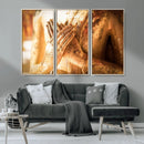Buddha Statue Hands Wall Art Canvas Print by MyGreatCanvas | Canvas Wall Art Prints | Photo Prints & Wall Decor