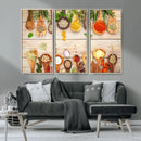Kitchen Spice on the Table Wall Art, Kitchen Spice Wall Art by MyGreatCanvas | Canvas Wall Art Prints | Photo Prints & Wall Decor