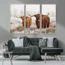 Longhorn Cattle Wall Art Canvas Print, Framed Farmhouse by MyGreatCanvas | Canvas Wall Art Prints | Photo Prints & Wall Decor