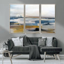 Abstract Landscape Wall Art Canvas | 3 Panel Modern Blue, by MyGreatCanvas | Canvas Wall Art Prints | Photo Prints & Wall Decor