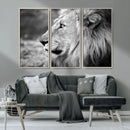 Lion Wall Art Canvas Print – Framed Majestic Wildlife by MyGreatCanvas | Canvas Wall Art Prints | Photo Prints & Wall Decor