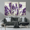 Lavender Canvas Wall Art Flower Print