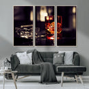 Whiskey and Cigar Canvas – Luxurious Wall Art for Home or