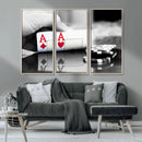 Aces Poker Art Poker Game Wall Art Canvas Print