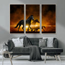 Horse Wall Art Canvas Print, Multi Panel Animal Canvas Print