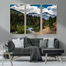 San Juan Nal Forest Wall Art Landscape Canvas Print