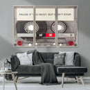 Music Cassette Iconic Wall Art Canvas Print by MyGreatCanvas | Canvas Wall Art Prints | Photo Prints & Wall Decor