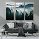 Captivating Misty Forest Wall Art Canvas, Premium Canvas by MyGreatCanvas | Canvas Wall Art Prints | Photo Prints & Wall Decor