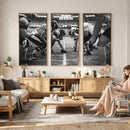 American Football Wall Art Canvas Print Framed Stadium Sport