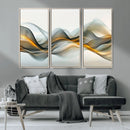 Abstract Wave Canvas Wall Art – Fluid Contemporary Elegance by MyGreatCanvas | Canvas Wall Art Prints | Photo Prints & Wall Decor