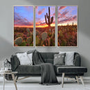 Arizona Desert Sunset Wall Art Canvas Print by MyGreatCanvas | Canvas Wall Art Prints | Photo Prints & Wall Decor