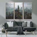 Disney Castle Wall Art Canvas Print, Living Kids Home Room
