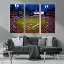 St. Louis Cardinals Baseball Team Print - Busch Stadium Wall by MyGreatCanvas | Canvas Wall Art Prints | Photo Prints & Wall Decor