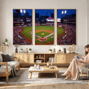St. Louis Cardinals Baseball Team Print - Busch Stadium Wall