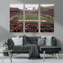 Wisconsin Badgers Team Print Canvas - Madison Camp Randall