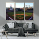 Colorado Rockies Coors Field Wall Art Canvas Print - MLB