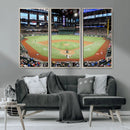 Texas Rangers Baseball Team Print - Arlington Globe Life