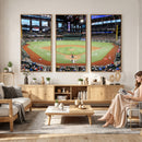 Texas Rangers Baseball Team Print - Arlington Globe Life