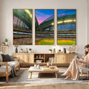 Milwaukee Brewers Baseball Team Print Canvas- American
