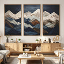 Mountain Wall Art – Modern Abstract Landscape Canvas Print
