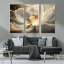 Abstract Floral Wall Art Canvas Print