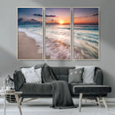 Sunset Beach Wall Art – Soothing Coastal Landscape, Ready to by MyGreatCanvas | Canvas Wall Art Prints | Photo Prints & Wall Decor