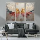 Golden Angel Wings Wall Art Canvas Print – Stunning Abstract by MyGreatCanvas | Canvas Wall Art Prints | Photo Prints & Wall Decor