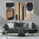 Wabi Sabi Canvas Print - Geometric Abstract Wall Art Canvas