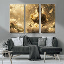 Golden Buddha Wall Art | Yoga Room Decor and Meditation Room by MyGreatCanvas | Canvas Wall Art Prints | Photo Prints & Wall Decor