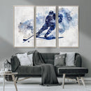 Hockey Player Wall Art Canvas Print - Sports-Inspired