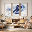 Hockey Player Wall Art Canvas Print - Sports-Inspired