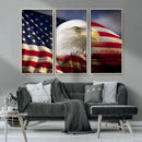 American Flag Eagle Symbol Wall Art, American Flag Eagle by MyGreatCanvas | Canvas Wall Art Prints | Photo Prints & Wall Decor