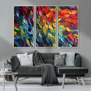 Vibrant Abstract Leaf Wall Art Canvas Print | Bold Colorful by MyGreatCanvas | Canvas Wall Art Prints | Photo Prints & Wall Decor