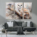 Barn Owl Wall Art | Watercolor Barn Owl Canvas Print | by MyGreatCanvas | Canvas Wall Art Prints | Photo Prints & Wall Decor