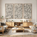 Abstract Horse Sketch Wall Art | Ready to Hang and Framed |